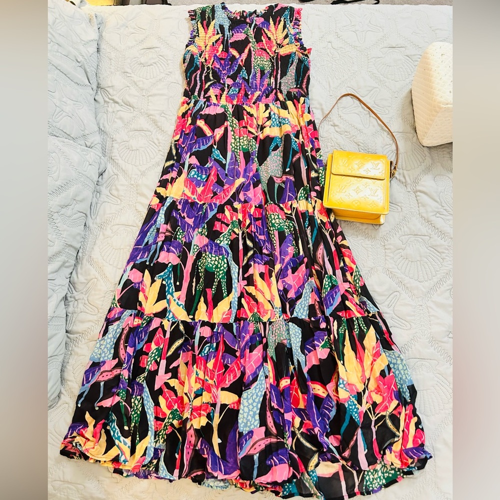 Oliphant Colorful Maxi Dress